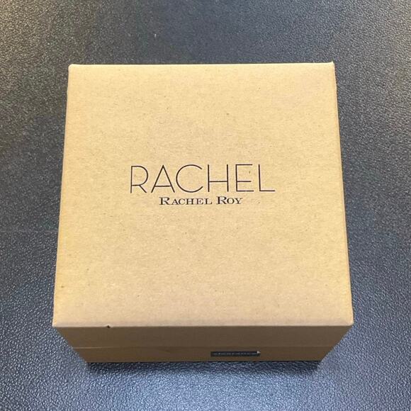 Rachel Roy Evil Eye Watch Black Gold Crystal Bezel New In Box - Picture 3 of 5